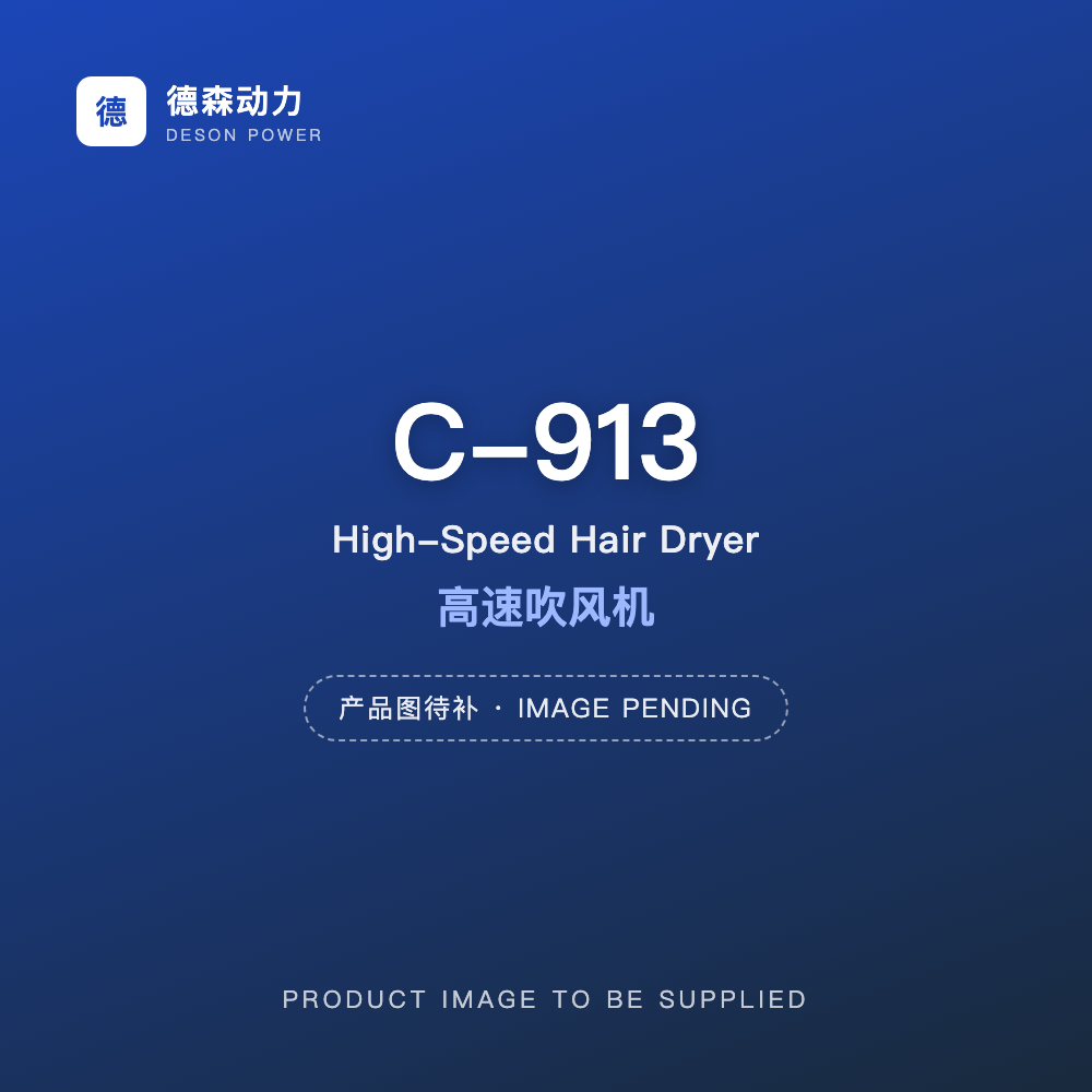 C-913 High-Speed Hair Dryer - High-Speed Hair Dryers - 德森动力